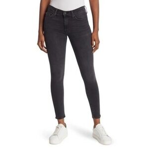 Hudson Natalie Mid Rise Super Skinny Jeans in Divinity Gray Size 29 NWT